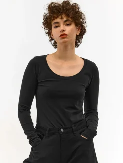 GATE Koszulka basic z długim rękawem| Koszulki I Topy·Koszulki