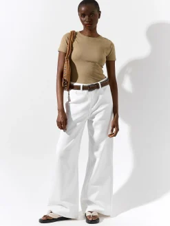 GATE Koszulka basic z elastyczną gumką| Koszulki I Topy·Koszulki