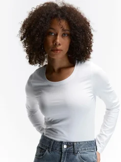 GATE Koszulka basic z elastyczną gumką| Koszulki I Topy·Koszulki