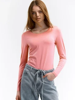 GATE Koszulka basic z elastyczną gumką| Koszulki I Topy·Koszulki