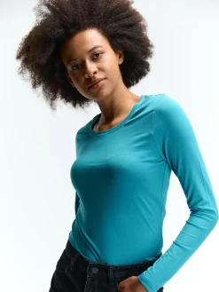 GATE Koszulka basic z elastyczną gumką| Koszulki I Topy·Koszulki