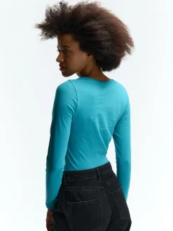 GATE Koszulka basic z elastyczną gumką| Koszulki I Topy·Koszulki