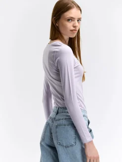 GATE Koszulka basic z elastyczną gumką| Koszulki I Topy·Koszulki