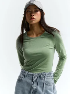 GATE Koszulka basic z elastyczną gumką| Koszulki I Topy·Koszulki