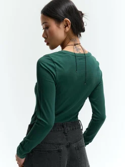 GATE Koszulka basic z elastyczną gumką| Koszulki I Topy·Koszulki