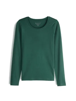 GATE Koszulka basic z elastyczną gumką| Koszulki I Topy·Koszulki