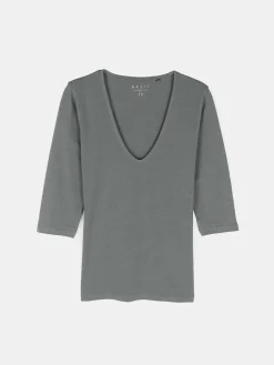 GATE Koszulka basic z elastyczną gumką| Koszulki I Topy·Koszulki