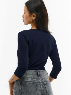 GATE Koszulka basic z elastyczną gumką| Koszulki I Topy·Koszulki