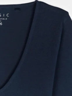 GATE Koszulka basic z elastyczną gumką| Koszulki I Topy·Koszulki