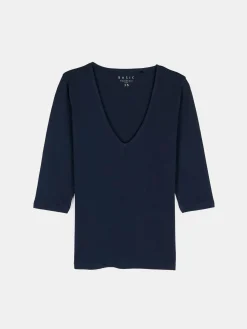 GATE Koszulka basic z elastyczną gumką| Koszulki I Topy·Koszulki