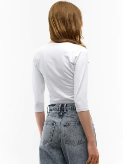 GATE Koszulka basic z elastyczną gumką| Koszulki I Topy·Koszulki