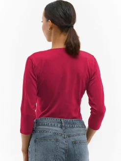 GATE Koszulka basic z elastyczną gumką| Koszulki I Topy·Koszulki