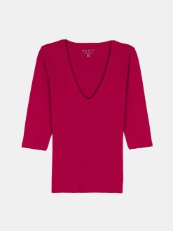 GATE Koszulka basic z elastyczną gumką| Koszulki I Topy·Koszulki