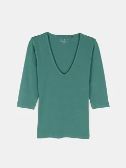 GATE Koszulka basic z elastyczną gumką| Koszulki I Topy·Koszulki