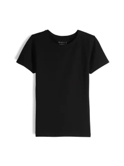 GATE Koszulka basic z elastyczną gumką| Koszulki I Topy·Koszulki