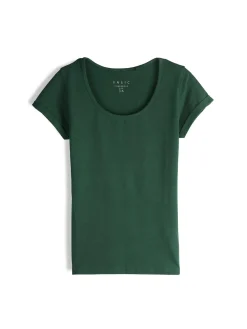 GATE Koszulka basic z elastyczną gumką| Koszulki I Topy·Koszulki