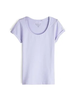 GATE Koszulka basic z elastyczną gumką| Koszulki I Topy·Koszulki