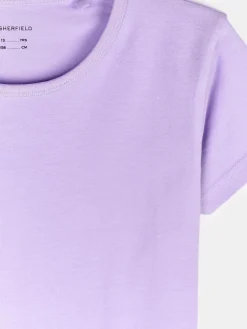 GATE Koszulka basic z elastyczną gumką|Dzieci Dziewczynki·Koszulki I Topy