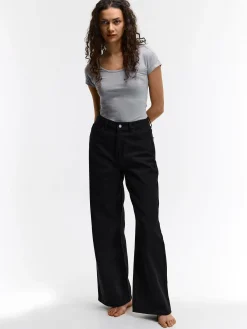 GATE Koszulka basic z elastyczną gumką| Koszulki I Topy·Koszulki