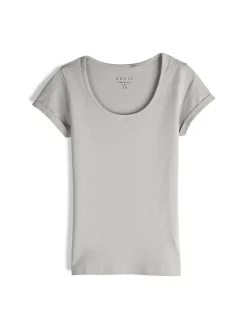 GATE Koszulka basic z elastyczną gumką| Koszulki I Topy·Koszulki