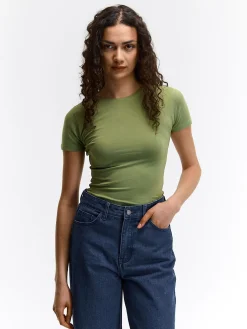 GATE Koszulka basic z elastyczną gumką| Koszulki I Topy·Koszulki