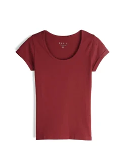 GATE Koszulka basic z elastyczną gumką| Koszulki I Topy·Koszulki