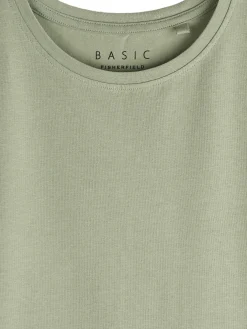 GATE Koszulka basic z elastyczną gumką| Koszulki I Topy·Koszulki