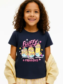 GATE Koszulka bawełniana MINIONKI|Dzieci Dziewczynki·Koszulki I Topy