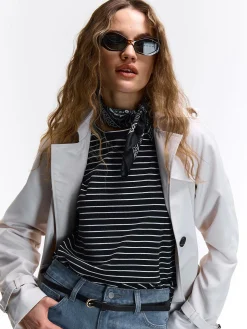 GATE Koszulka w prążki| Koszulki I Topy·Koszulki