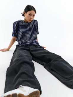 GATE Koszulka w prążki| Koszulki I Topy·Koszulki