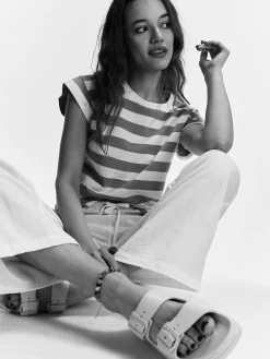 GATE Koszulka w prążki| Koszulki I Topy·Koszulki