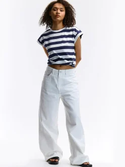 GATE Koszulka w prążki| Koszulki I Topy·Koszulki