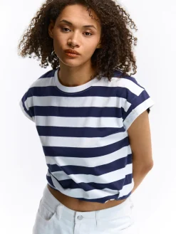 GATE Koszulka w prążki| Koszulki I Topy·Koszulki