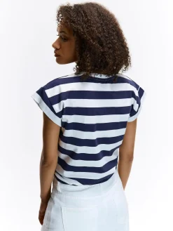 GATE Koszulka w prążki| Koszulki I Topy·Koszulki