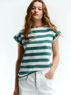 GATE Koszulka w prążki| Koszulki I Topy·Koszulki