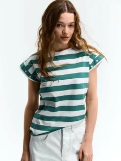 GATE Koszulka w prążki| Koszulki I Topy·Koszulki