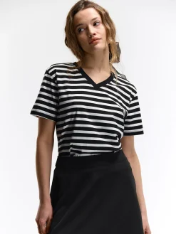 GATE Koszulka w prążki| Koszulki I Topy·Koszulki