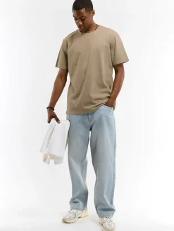 GATE Koszulka w strukturalny wzór| Koszulki·Koszulki ☀️|Koszulki·Basic Koszulki I Podkoszulki