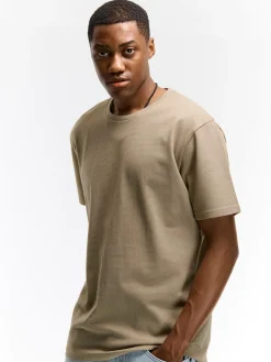 GATE Koszulka w strukturalny wzór| Koszulki·Koszulki ☀️|Koszulki·Basic Koszulki I Podkoszulki