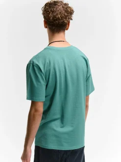 GATE Koszulka w strukturalny wzór| Koszulki·Koszulki ☀️|Koszulki·Basic Koszulki I Podkoszulki