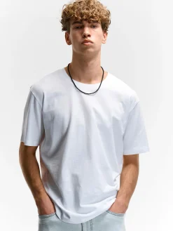 GATE Koszulka w strukturalny wzór| Koszulki·Koszulki ☀️|Koszulki·Basic Koszulki I Podkoszulki