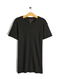 GATE Koszulka w strukturalny wzór| Koszulki·Koszulki ☀️|Koszulki·Basic Koszulki I Podkoszulki