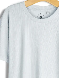 GATE Koszulka w strukturalny wzór| Koszulki·Koszulki ☀️|Koszulki·Basic Koszulki I Podkoszulki