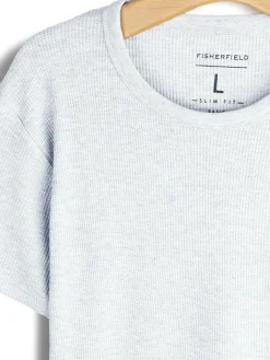 GATE Koszulka w strukturalny wzór| Koszulki·Koszulki ☀️|Koszulki·Basic Koszulki I Podkoszulki