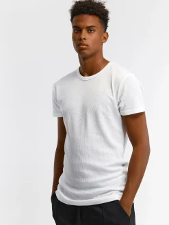 GATE Koszulka w strukturalny wzór| Koszulki·Koszulki ☀️|Koszulki·Basic Koszulki I Podkoszulki