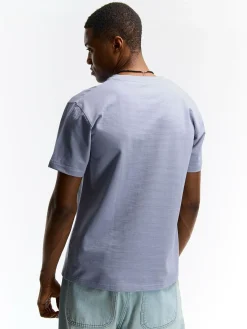 GATE Koszulka w strukturalny wzór| Koszulki·Koszulki ☀️|Koszulki·Basic Koszulki I Podkoszulki