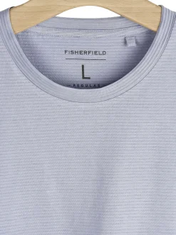 GATE Koszulka w strukturalny wzór| Koszulki·Koszulki ☀️|Koszulki·Basic Koszulki I Podkoszulki