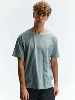 GATE Koszulka w strukturalny wzór| Koszulki·Koszulki ☀️|Koszulki·Basic Koszulki I Podkoszulki