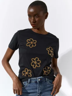 GATE Koszulka z aplikacją| Koszulki I Topy·Koszulki