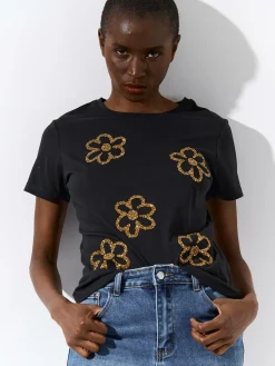 GATE Koszulka z aplikacją| Koszulki I Topy·Koszulki